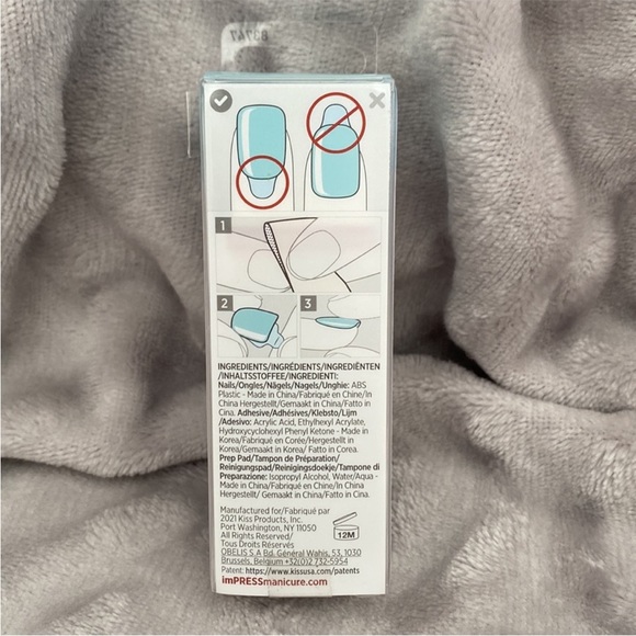 NWOT ImPRESS Color Press-ON Manicure in Mint to Be - Picture 3 of 5